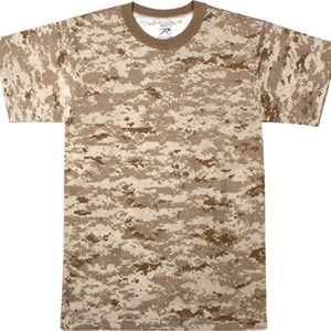 MENS Rothco Desert Digital Camouflage T-Shirt (Polyester/Cotton) Size 2XL👕👚🤎